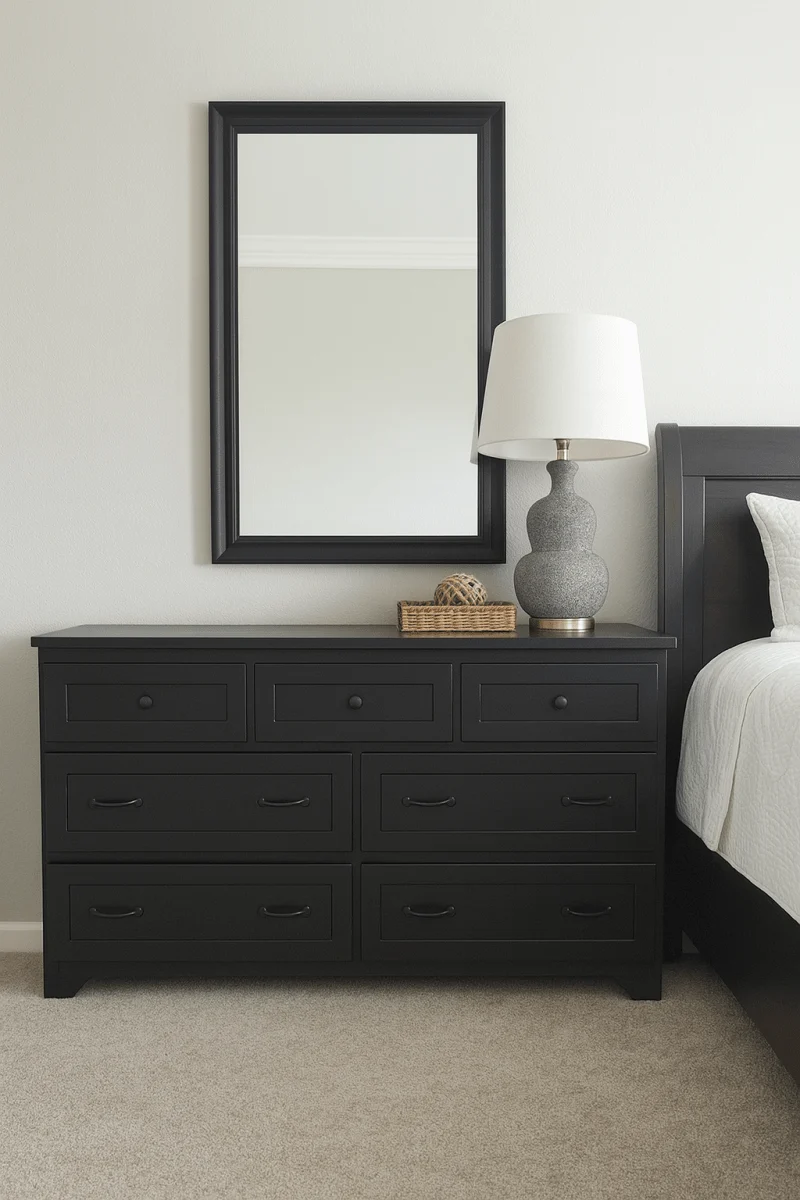 Dresser drawers and Bedside tables
